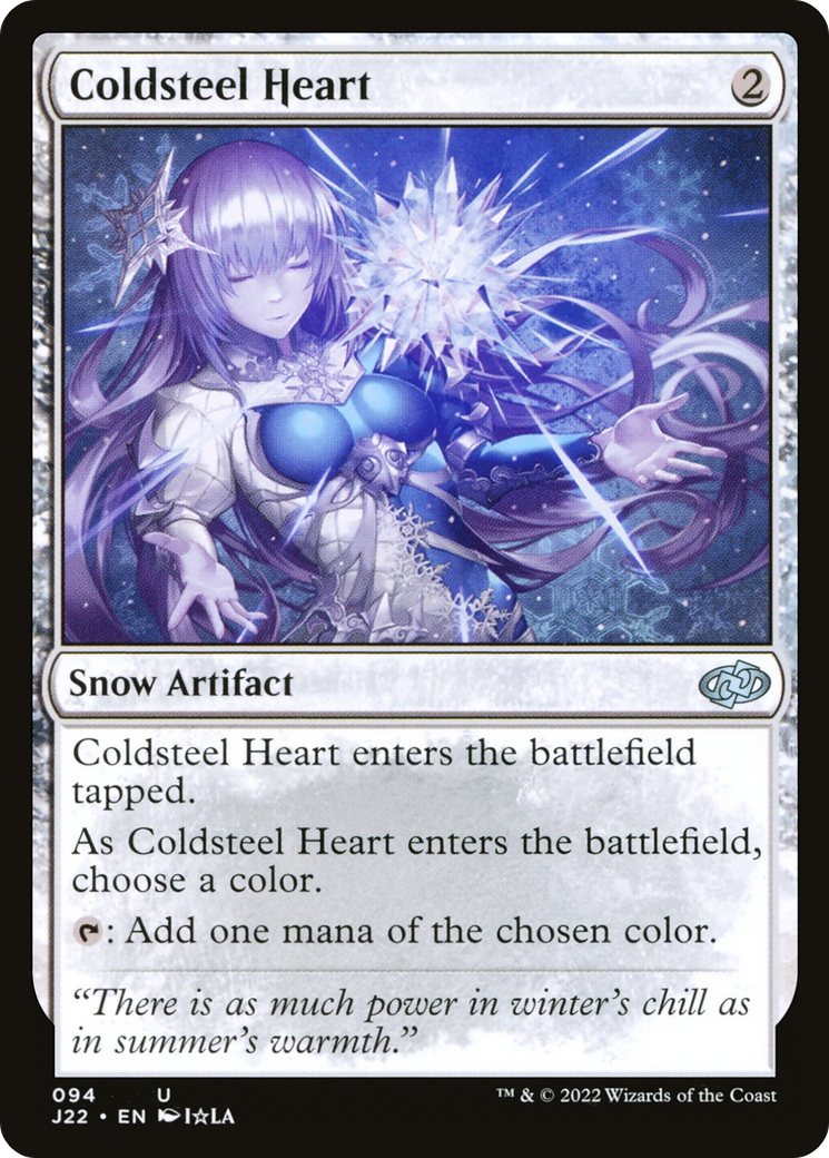 Image of Coldsteel Heart (J22-094) - Jumpstart 2022: (snow)