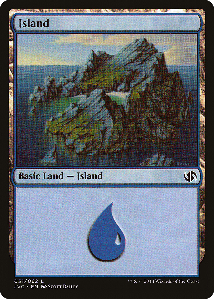 Image of Island (31) (Jace vs. Chandra) (DD3-031) - Duel Decks Anthology: Jace vs. Chandra