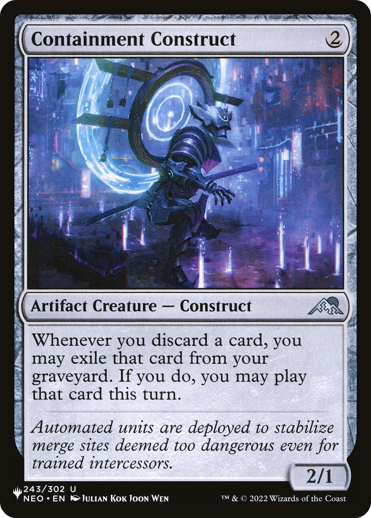 Image of Containment Construct (LIST-NEO-243) - The List