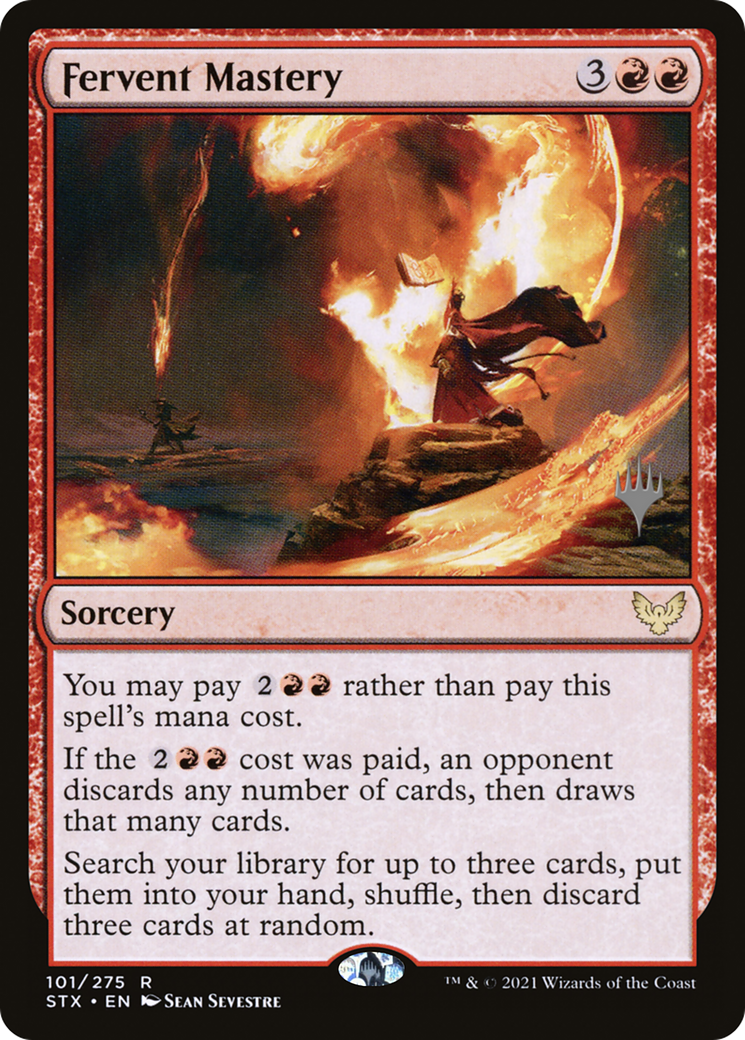 Image of Fervent Mastery (PPSTX-101P) - Strixhaven: School of Mages Promos
