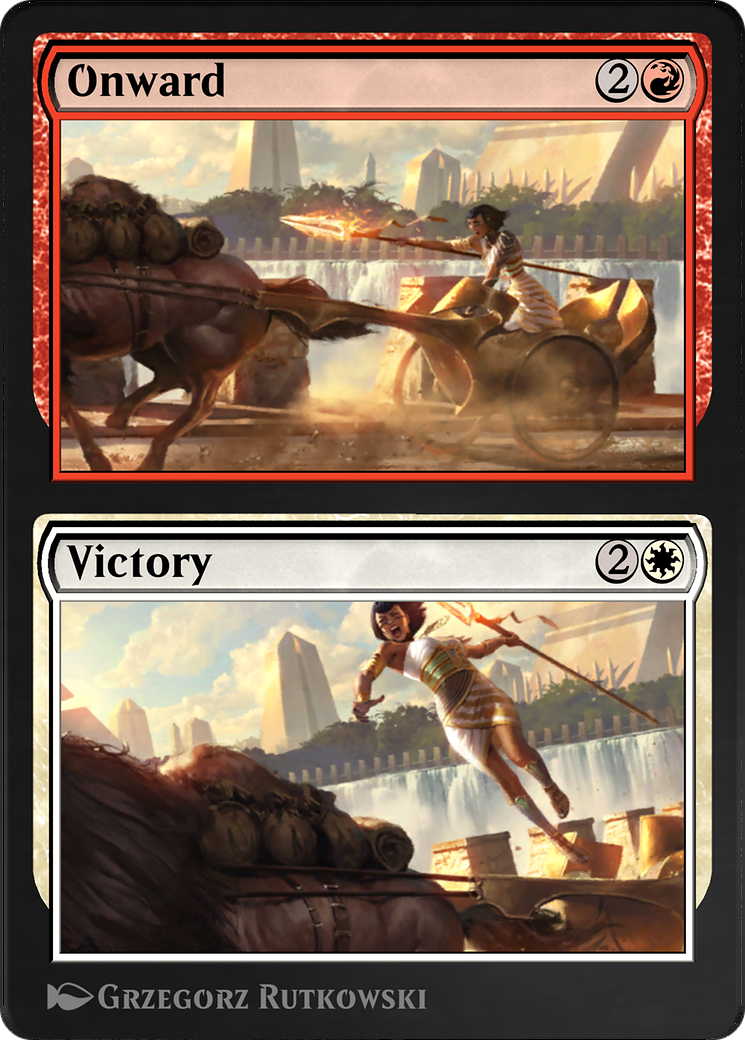 Image of Onward // Victory (AKR-250) - Amonkhet Remastered