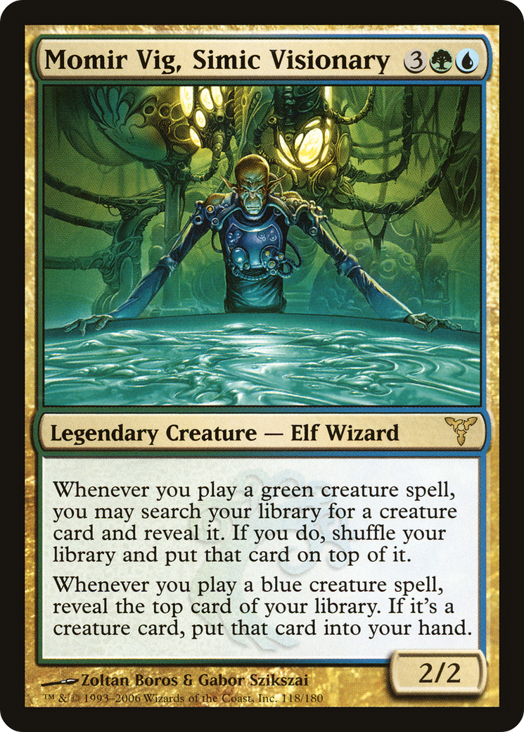 Image of Momir Vig, Simic Visionary (DIS-118) - Dissension Foil