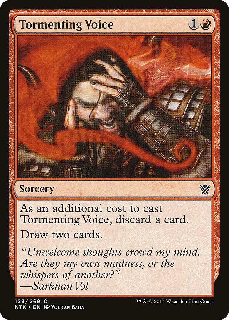 Image of Tormenting Voice (KTK-123) - Khans of Tarkir Foil