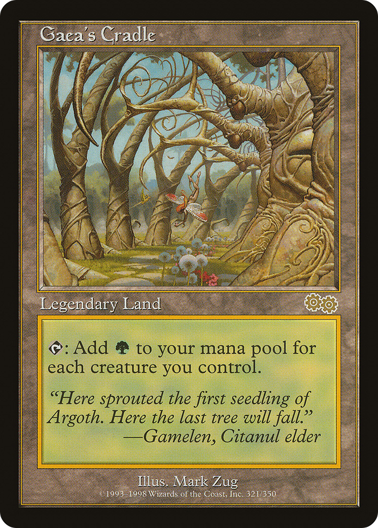 Image of Gaea's Cradle (USG-321) - Urza's Saga