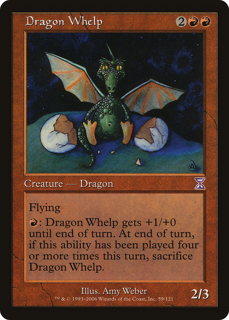 Image of Dragon Whelp (TSB-059) - Time Spiral Timeshifted Foil