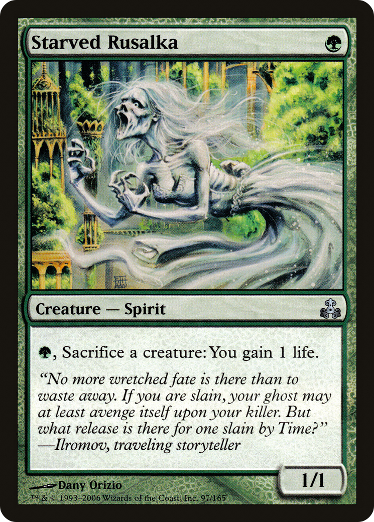 Image of Starved Rusalka (GPT-097) - Guildpact Foil