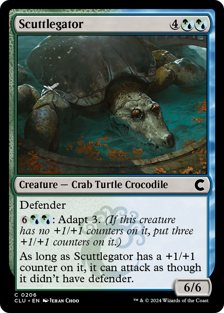 Image of Scuttlegator (CLU-206) - Ravnica: Clue Edition