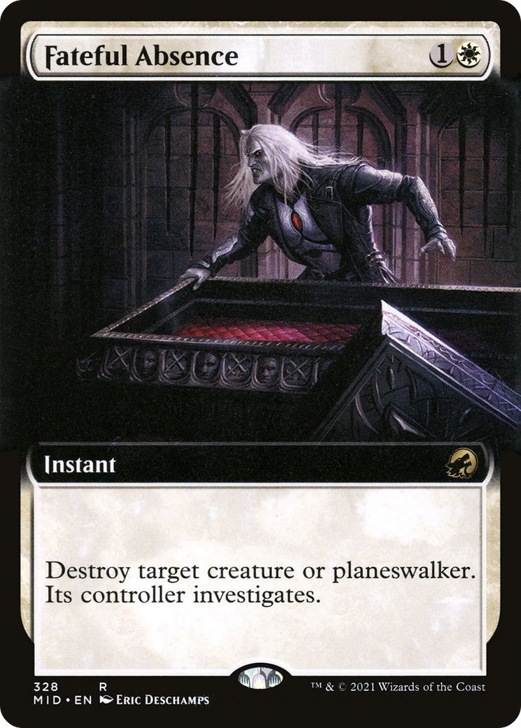 Image of Fateful Absence (Extended Art) (MID-328) - Innistrad: Midnight Hunt: (Extended Art)