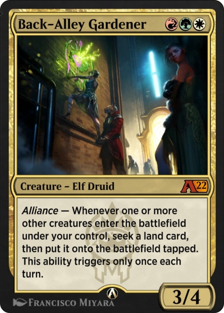 Image of Back-Alley Gardener (YSNC-017) - Alchemy: New Capenna