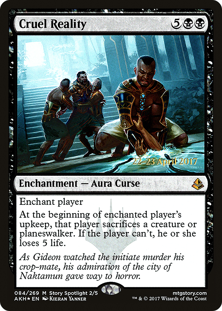 Image of Cruel Reality (PRE-084) - Amonkhet Promos Foil