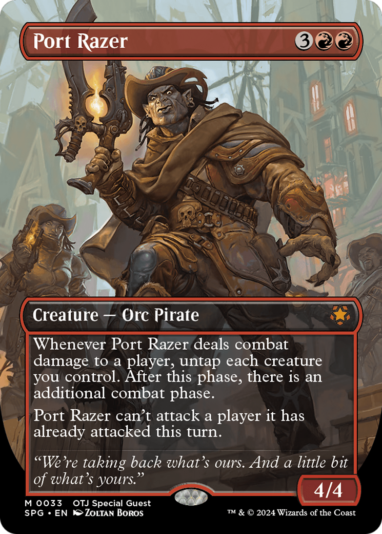 Image of Port Razer (Borderless) (SPG-033) - Special Guests (Borderless) Foil