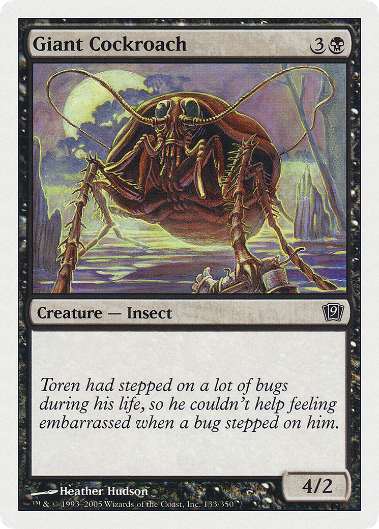 Image of Giant Cockroach (9ED-133) - 9th Edition