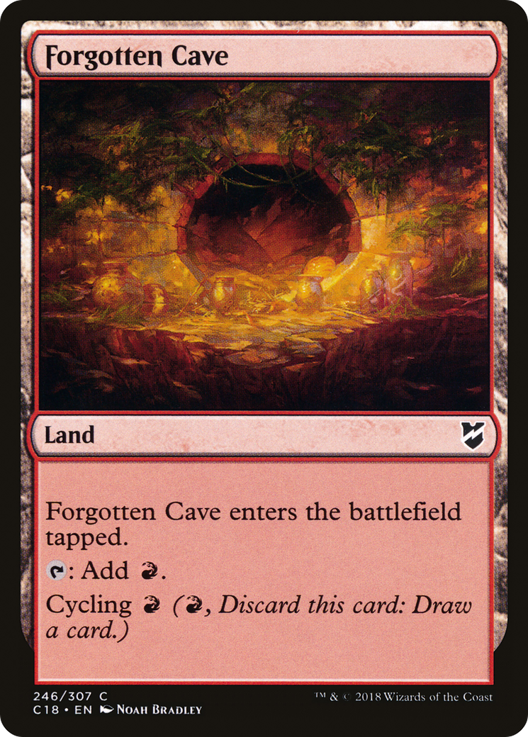 Image of Forgotten Cave (C18-246) - Commander 2018