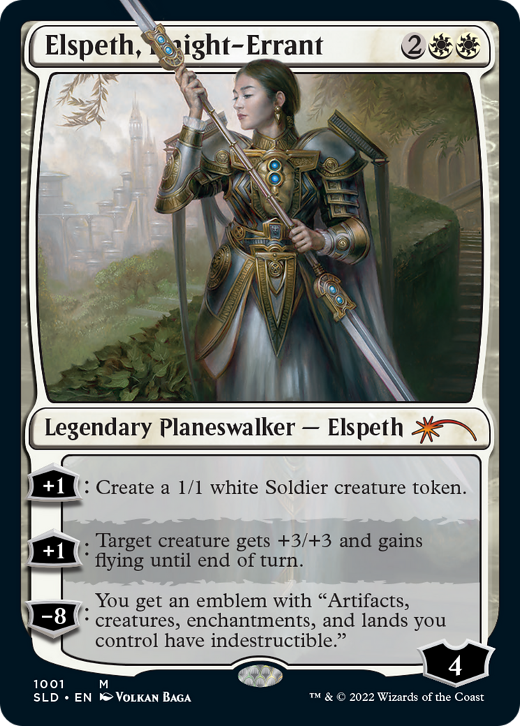 Image of Elspeth, Knight-Errant (SLD-1001) - Secret Lair Drop