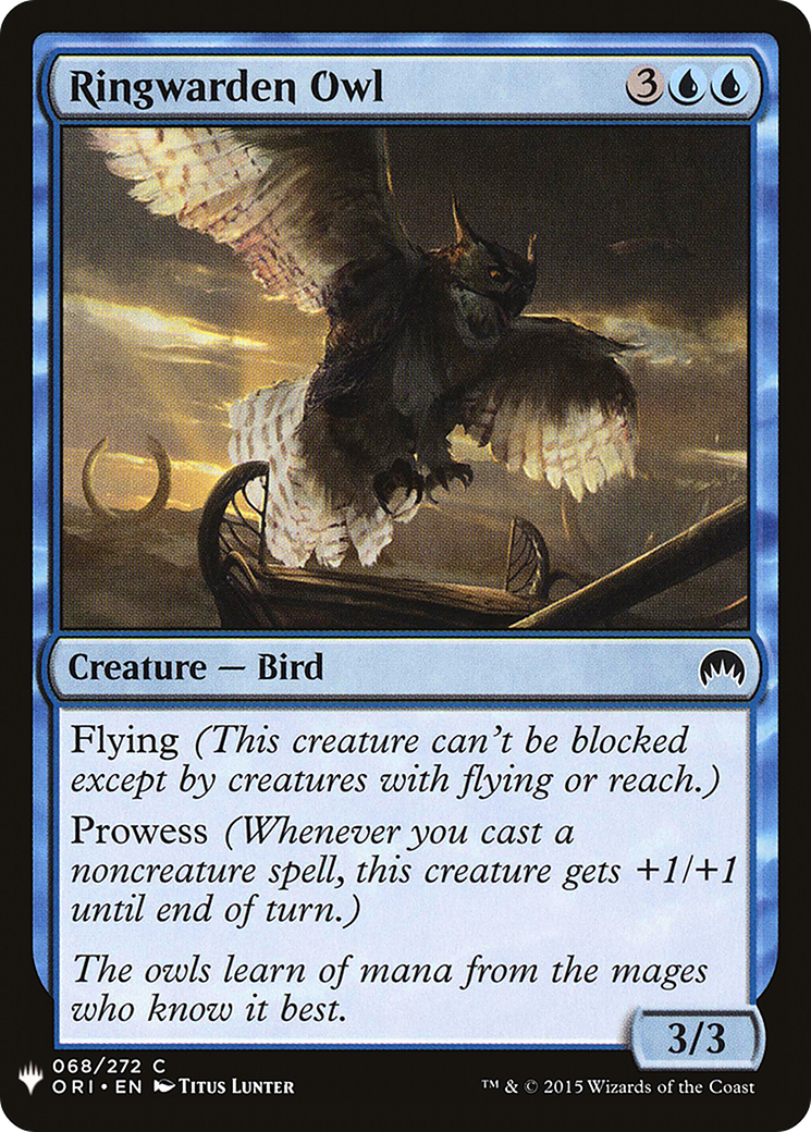 Image of Ringwarden Owl (LIST-068) - The List
