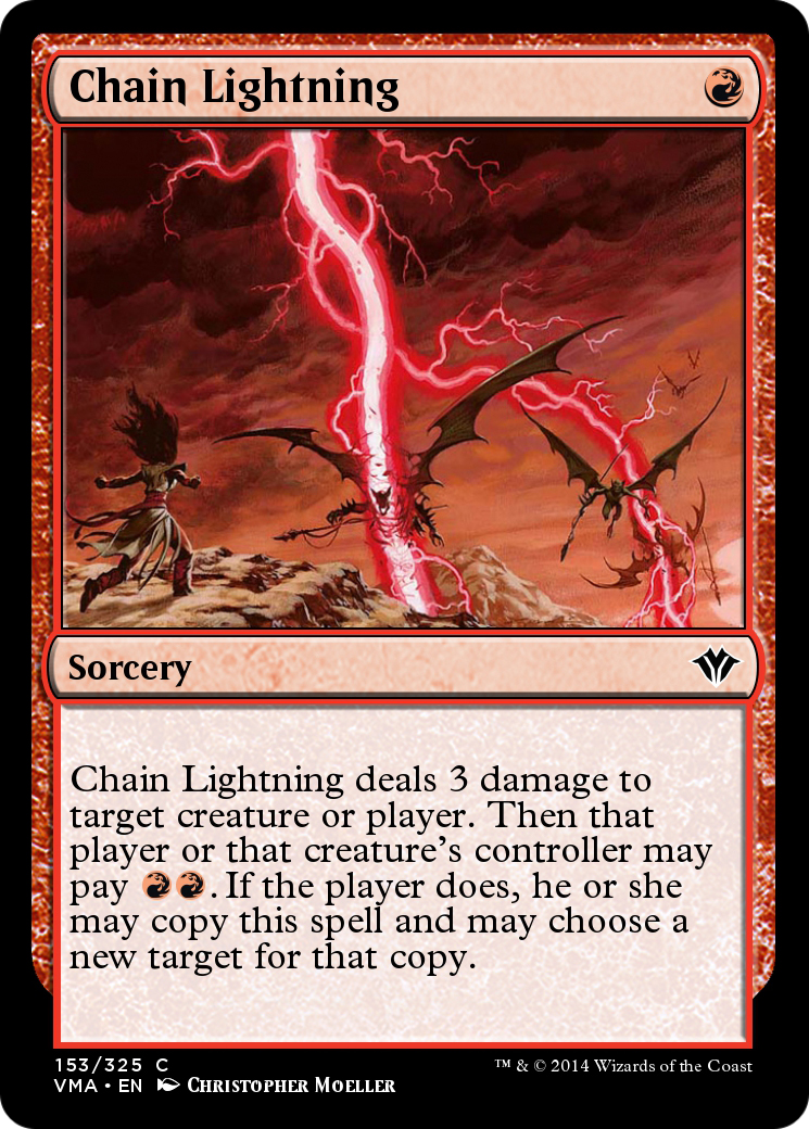 Image of Chain Lightning (VMA-153) - Vintage Masters Foil