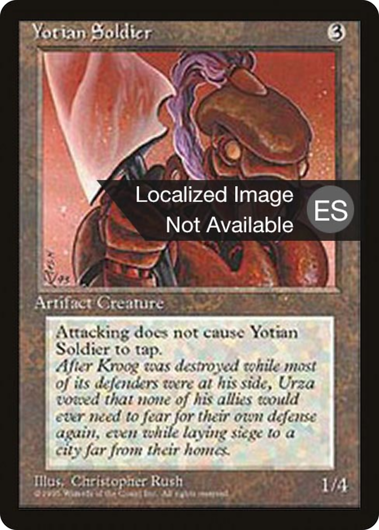 Image of Yotian Soldier (4BB-) - Fourth Edition Foreign Black Border