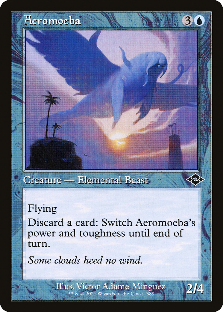 Image of Aeromoeba (Retro Frame) (MH2-389) - Modern Horizons 2 Foil