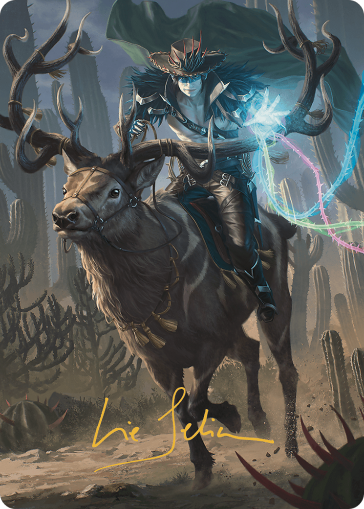 Image of Oko, the Ringleader // Oko, the Ringleader (AOTJ-054) - Outlaws of Thunder Junction Art Series (Borderless) Foil