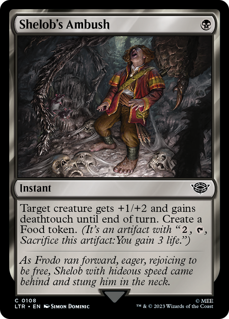 Image of Shelob's Ambush (LTR-108) - The Lord of the Rings: Tales of Middle-earth Foil