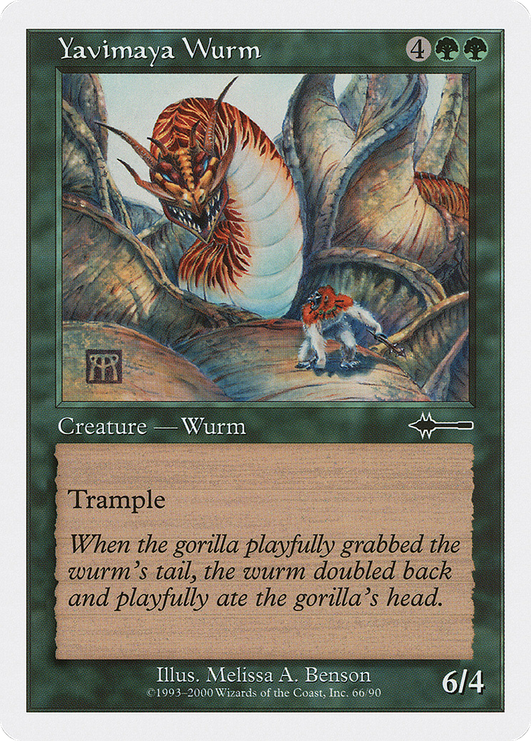 Image of Yavimaya Wurm (BTD-066) - Beatdown Box Set