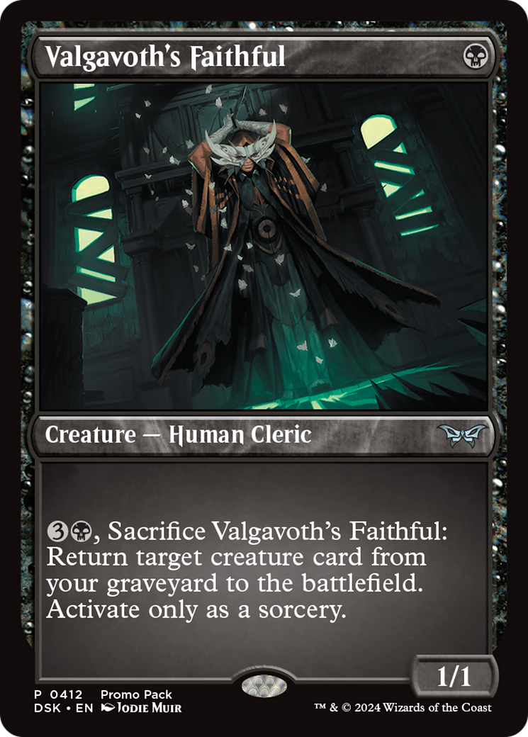 Image of Valgavoth's Faithful (PPDSK-412) - Duskmourn: House of Horror Foil