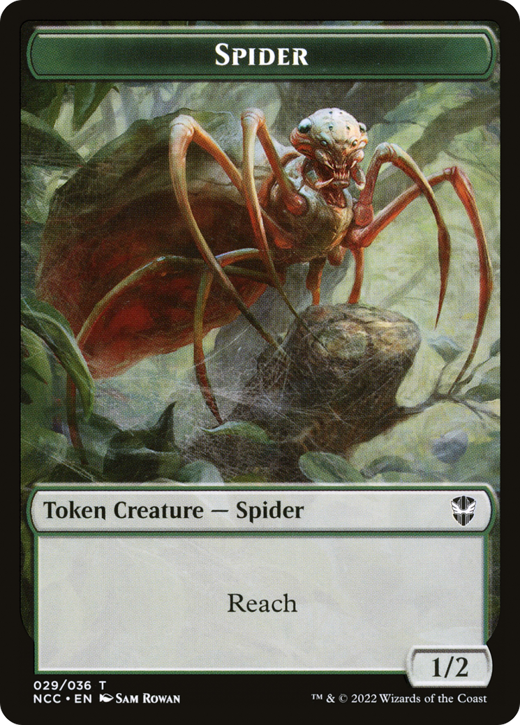 Image of Spider (TNCC-029) - New Capenna Commander Tokens