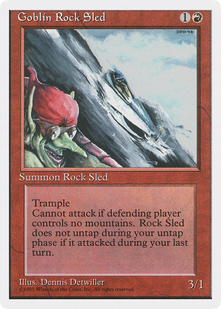 Image of Goblin Rock Sled (4ED-) - Fourth Edition