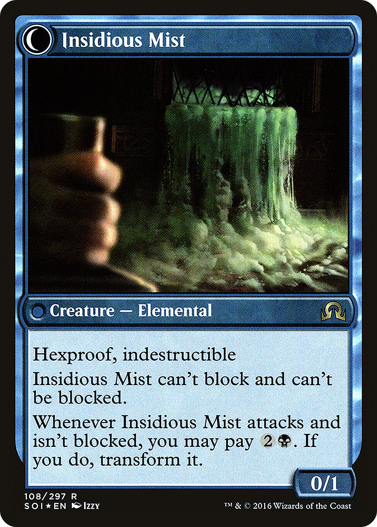 Image of Elusive Tormentor (PRE-108S) - Shadows over Innistrad Promos: (Double Faced Transform) Foil