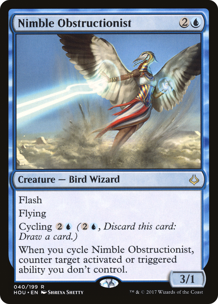 Image of Nimble Obstructionist (HOU-040) - Hour of Devastation Foil