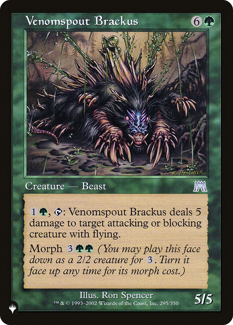 Image of Venomspout Brackus (LIST-ONS-295) - The List