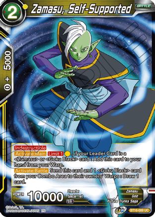 Image of Zamasu, Self-Supported (BT16-089) - Realm of the Gods Foil