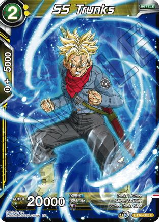 Image of SS Trunks (BT16-082) - Realm of the Gods Foil