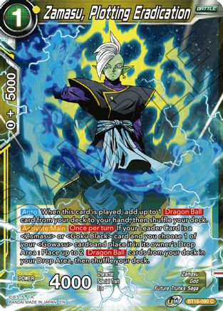 Image of Zamasu, Plotting Eradication (BT16-090) - Realm of the Gods