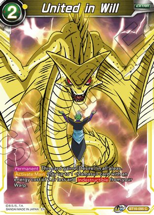 Image of United in Will (BT16-095) - Realm of the Gods