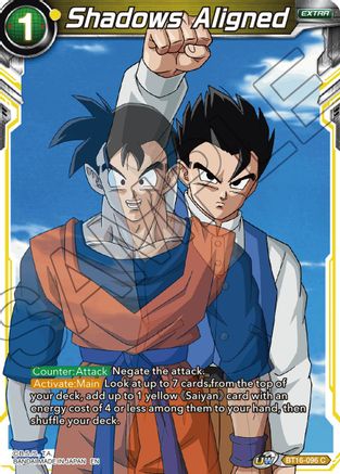 Image of Shadows Aligned (BT16-096) - Realm of the Gods