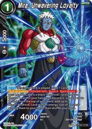 Image of Mira, Unwavering Loyalty (BT16-114) - Realm of the Gods Foil