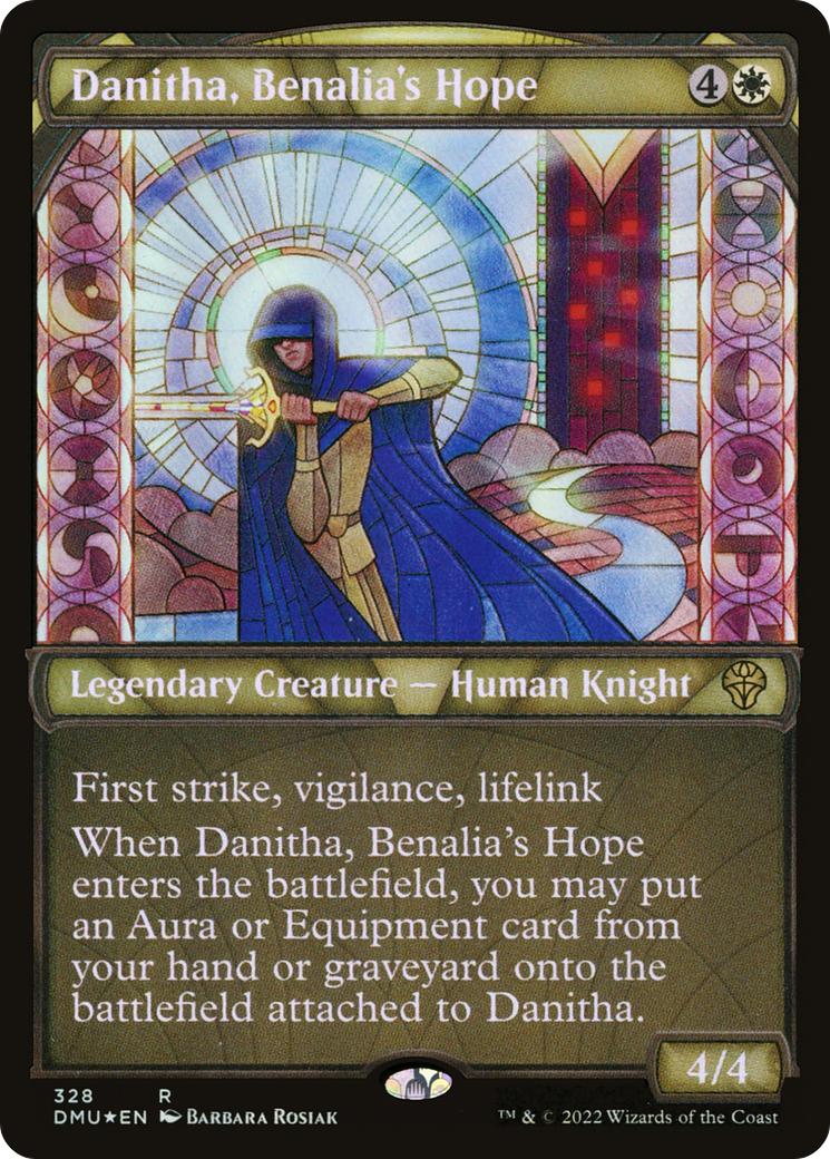 Image of Danitha, Benalia's Hope (Textured Foil) (DMU-328) - Dominaria United: (Showcase) Foil