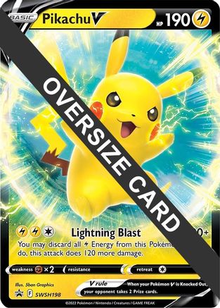 Image of Pikachu V SWSH198  - Holofoil Jumbo Cards - Promo