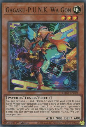 Image of Gagaku-P.U.N.K. Wa Gon (GRCR-EN002) - The Grand Creators 1st Edition