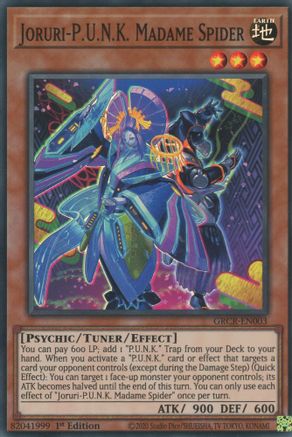 Image of Joruri-P.U.N.K. Madame Spider (GRCR-EN003) - The Grand Creators 1st Edition