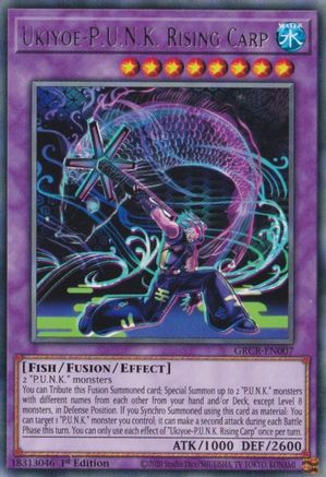 Image of Ukiyoe-P.U.N.K. Rising Carp (GRCR-EN007) - The Grand Creators 1st Edition