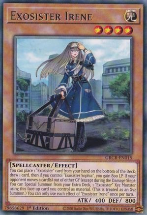 Image of Exosister Irene (GRCR-EN015) - The Grand Creators 1st Edition