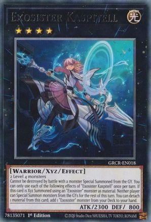 Image of Exosister Kaspitell (GRCR-EN018) - The Grand Creators 1st Edition