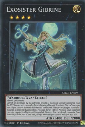 Image of Exosister Gibrine (GRCR-EN019) - The Grand Creators 1st Edition