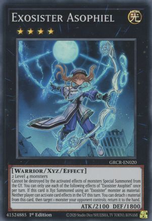 Image of Exosister Asophiel (GRCR-EN020) - The Grand Creators 1st Edition