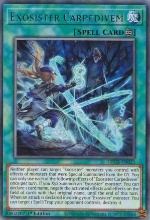Image of Exosister Carpedivem (GRCR-EN023) - The Grand Creators 1st Edition