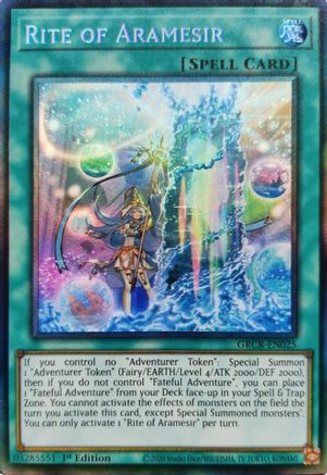 Image of Rite of Aramesir (CR) (GRCR-EN025) - The Grand Creators 1st Edition