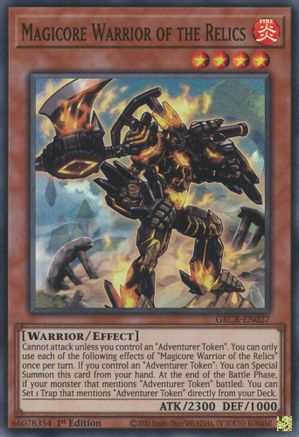Image of Magicore Warrior of the Relics (GRCR-EN027) - The Grand Creators 1st Edition