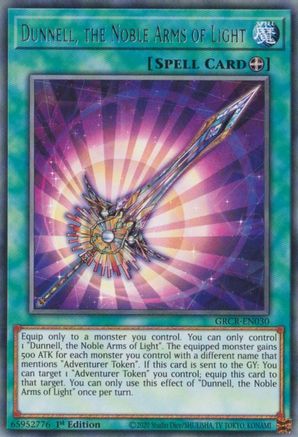Image of Dunnell, the Noble Arms of Light (GRCR-EN030) - The Grand Creators 1st Edition